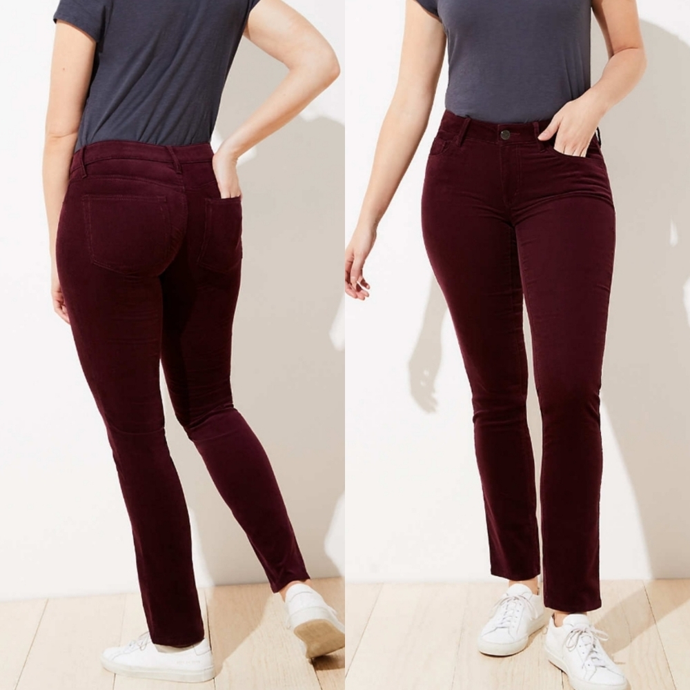 Ann Taylor Loft curvy straight corduroy